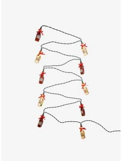 Decor Wine Bottle With Decal Light Set