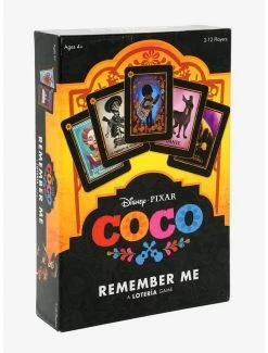 Games Disney Pixar Coco Remember Me Lotería Card Set - BoxLunch Exclusive -Boxlunch Shop 13631406 av2
