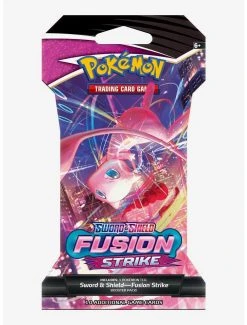 Games Pokémon Sword & Shield Fusion Strike Trading Card Game Booster Pack -Boxlunch Shop 17487865 av2