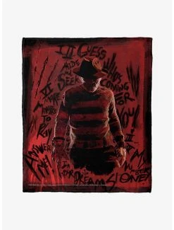 Bedroom A Nightmare On Elm Street Freddy's Claw Throw Blanket