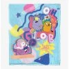 Bedroom Adventure Time Glob Throw Blanket