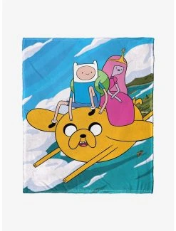 Bedroom Adventure Time Magic Ride Throw Blanket
