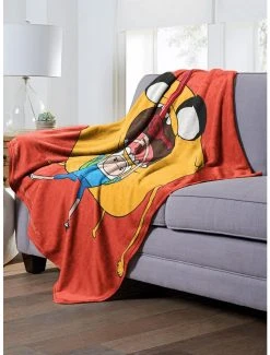 Bedroom Adventure Time Round Boy Throw Blanket -Boxlunch Shop 19293081 av2