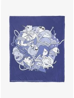 Bedroom Adventure Time Ball Of Fun Throw Blanket