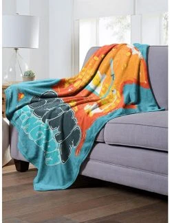 Bedroom Adventure Time Slime Kingdom Throw Blanket -Boxlunch Shop 19293086 av2