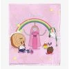 Bedroom Adventure Time Candy People Unite Throw Blanket
