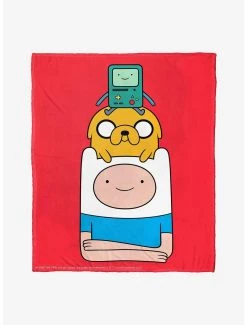 Bedroom Adventure Time Super Stack Throw Blanket