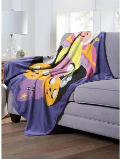 Bedroom Adventure Time Crazy Split Throw Blanket -Boxlunch Shop 19293093 av2