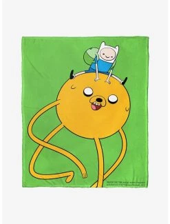 Bedroom Adventure Time Taking A Ride Throw Blanket