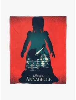 Bedroom Annabelle Poster Throw Blanket