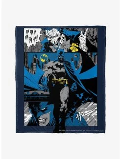 Bedroom DC Comics Batman Anime Joker Throw Blanket