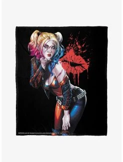 Bedroom DC Comics Batman Harley Cover Throw Blanket