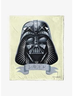 Bedroom Star Wars Vader Decorated Helmet Throw Blanket