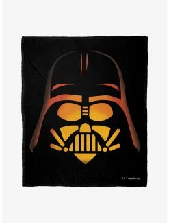 Bedroom Star Wars Vader Jack-O'-Lantern Throw Blanket