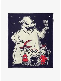 Bedroom The Nightmare Before Christmas Terror Trio Throw Blanket