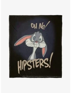 Bedroom Looney Tunes Hipsters Throw Blanket