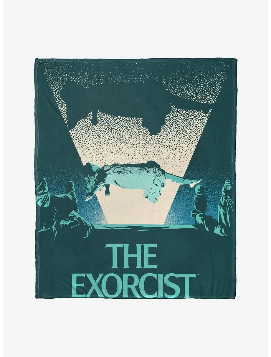 Bedroom The Exorcist Poster Throw Blanket 1 Bedroom The Exorcist Poster Throw Blanket