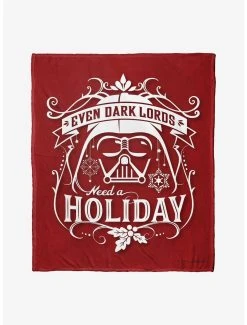 Decor Star Wars Holiday Lord Throw Blanket