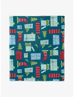 Bedroom Star Wars The Mandalorian Best Present Ever Throw Blanket