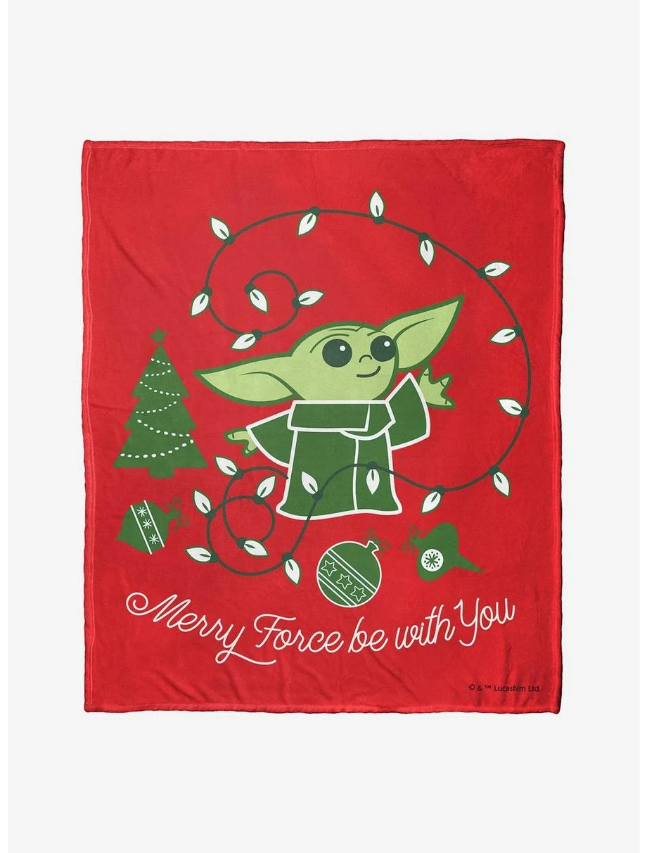 Bedroom Star Wars The Mandalorian Merry Force Throw Blanket 1 Bedroom Star Wars The Mandalorian Merry Force Throw Blanket