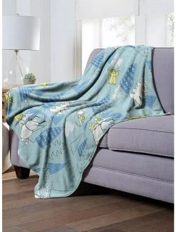 Bedroom Star Wars The Mandalorian Winter Wonderland Throw Blanket -Boxlunch Shop 19293691 av2