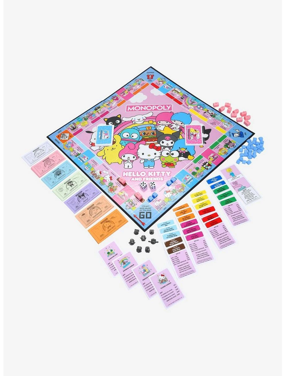 Games Sanrio Monopoly: Hello Kitty & Friends Edition 3 Games Sanrio Monopoly: Hello Kitty & Friends Edition - Image 3