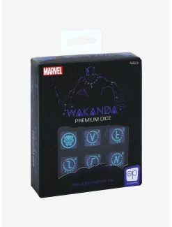 Games Marvel Black Panther: Wakanda Forever Premium Dice Set -Boxlunch Shop 19566337 av3