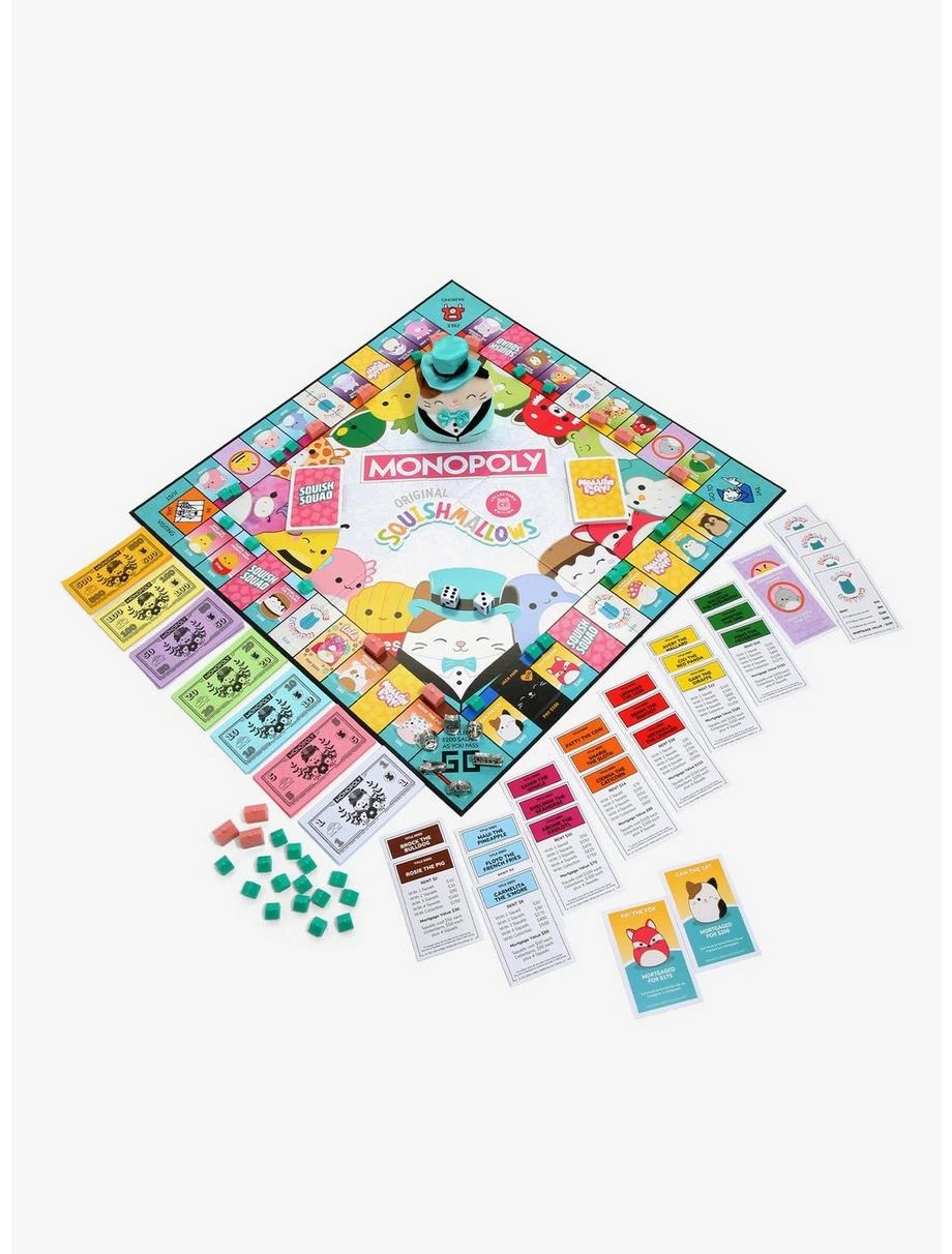 Games Monopoly: Squishmallows Edition Game 2 Games Monopoly: Squishmallows Edition Game - Image 2