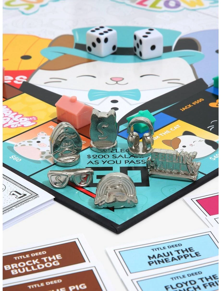 Games Monopoly: Squishmallows Edition Game 4 Games Monopoly: Squishmallows Edition Game - Image 4