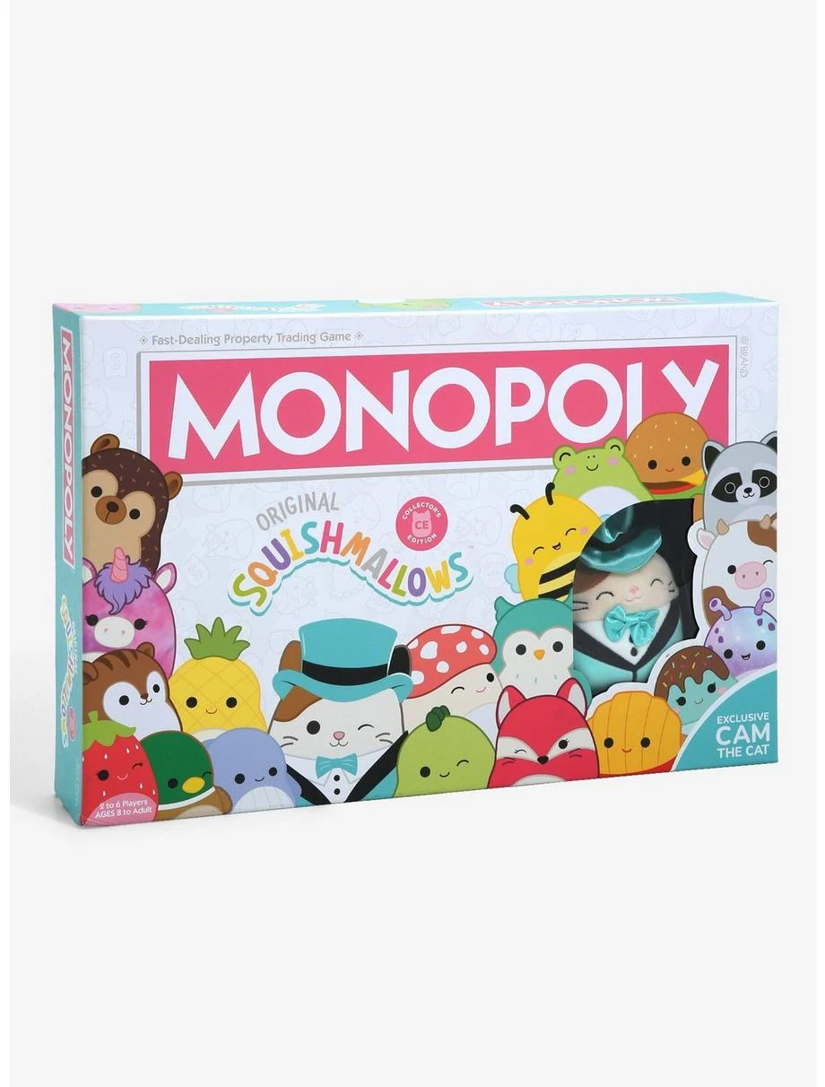 Games Monopoly: Squishmallows Edition Game 1 Games Monopoly: Squishmallows Edition Game