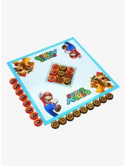 Games Nintendo Super Mario Checkers & Tic Tac Toe Set -Boxlunch Shop 19991772 av2