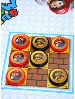Games Nintendo Super Mario Checkers & Tic Tac Toe Set -Boxlunch Shop 19991772 av4