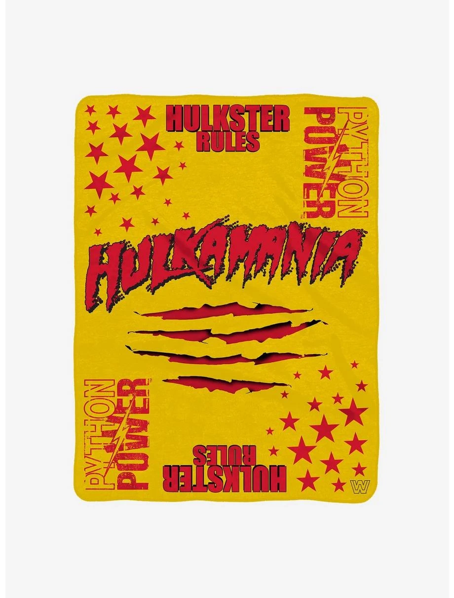 Bedroom WWE Hulk Hogan Sleep Squad Throw Blanket & Kuricha Sitting Plush Bundle 5 Bedroom WWE Hulk Hogan Sleep Squad Throw Blanket & Kuricha Sitting Plush Bundle - Image 5