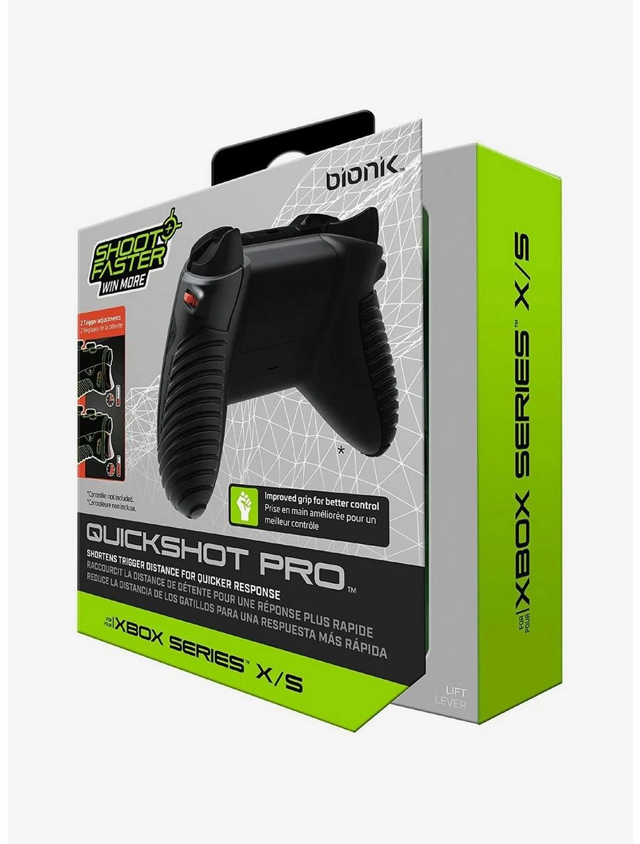 Games Bionik BNK-9073 Xbox Series X Quickshot Pro Controller Grip 1 Games Bionik BNK-9073 Xbox Series X Quickshot Pro Controller Grip